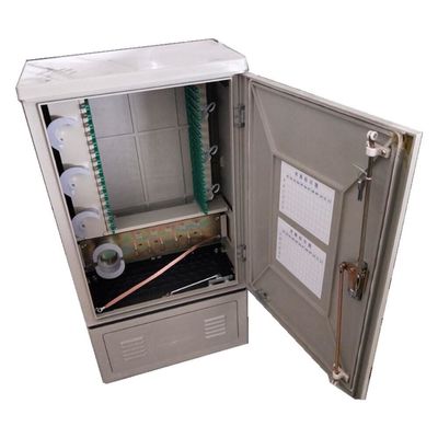 کیفیت  FC SMC Fiber Optic Cabinet FDH Outdoor Fiber Distribution Cabinet 144 Core کارخانه