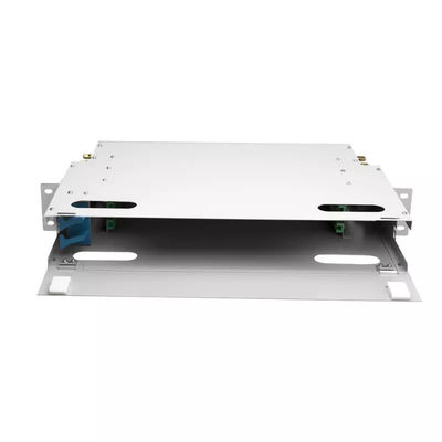 FTTH 1U Fiber Panel 24 Core 19 Inch Rack پچ پنل Unit ODF