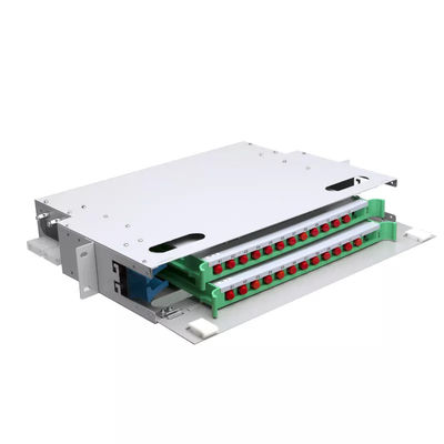 FTTH 1U Fiber Panel 24 Core 19 Inch Rack پچ پنل Unit ODF