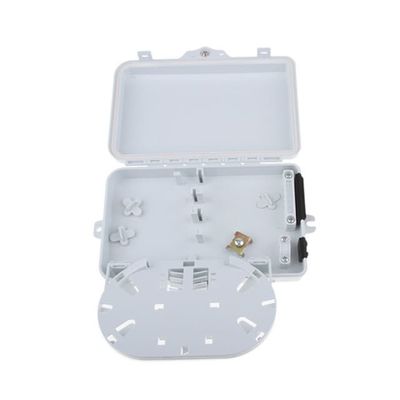 جعبه ترمینال فیبر نوری 6 پورت SC APC/UPC SM SX PC+ABS خاکستری روشن برای مخابرات