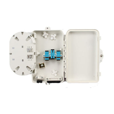 جعبه ترمینال فیبر نوری 6 پورت SC APC/UPC SM SX PC+ABS خاکستری روشن برای مخابرات
