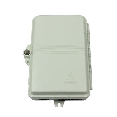 جعبه ترمینال فیبر نوری 6 پورت SC APC/UPC SM SX PC+ABS خاکستری روشن برای مخابرات