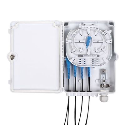 جعبه پایانه فیبر نوری 8 پورت IP-66 سطح حفاظتی پایه پایه دیواری SM SC