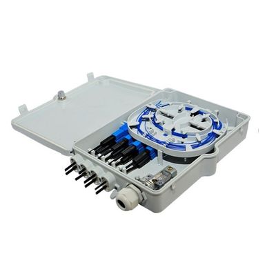 جعبه پایانه فیبر نوری 8 پورت IP-66 سطح حفاظتی پایه پایه دیواری SM SC