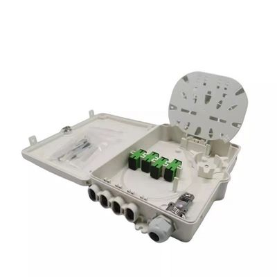 جعبه پایانه فیبر نوری 8 پورت IP-66 سطح حفاظتی پایه پایه دیواری SM SC