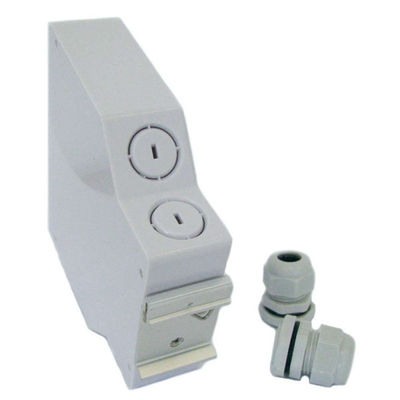 جعبه پایانه فیبر نوری پایه ریلی Abs Plastic Din Rail 12 آداپتور Lc/Upc Simplex