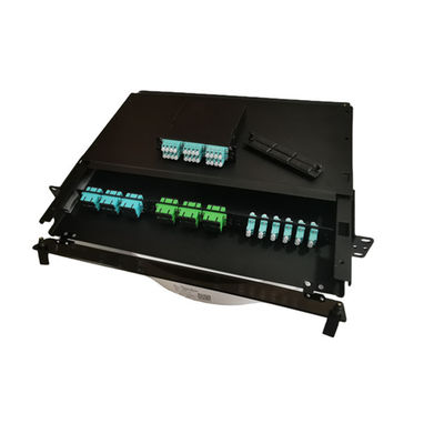 جعبه ختم فیبر فلزی 19 اینچی LC MTP MPO 1U