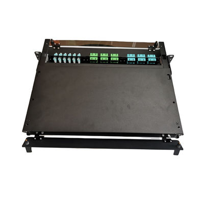 جعبه ختم فیبر فلزی 19 اینچی LC MTP MPO 1U