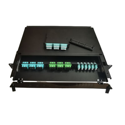 جعبه ختم فیبر فلزی 19 اینچی LC MTP MPO 1U