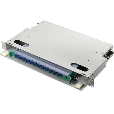 1U ODF پچ پنل Rack Mount Frame Distribution Frame 12 Core Fiber پچ پنل SM