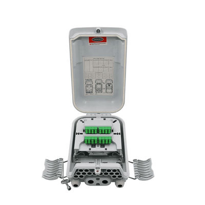 جعبه تقسیم فیبر نوری FTTx 1x8 PLC IP68 16 هسته ای