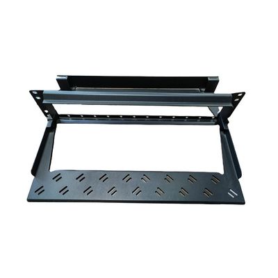 پچ پنل سیاه MPO MTP 96F 1U LC پچ پنل Shelf Modular