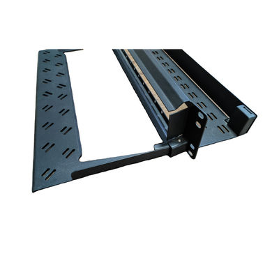 پچ پنل سیاه MPO MTP 96F 1U LC پچ پنل Shelf Modular