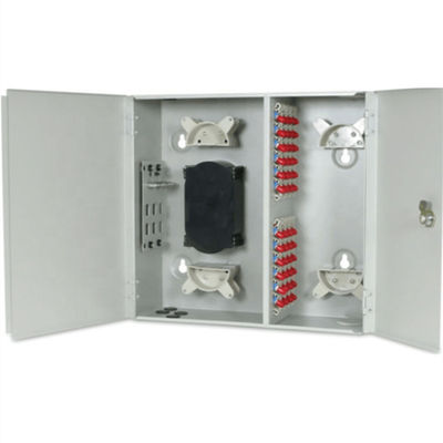 پچ پنل فیبر نوری پایه دیواری FTTH 48 هسته FC / LC / SC / ST