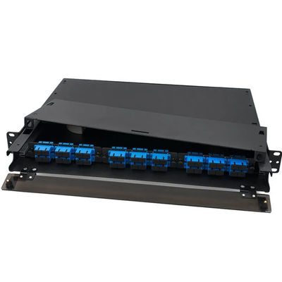 OS2 MPO MTP پچ پنل UPC دوبلکس LGX آداپتور SC Fiber پچ پنل
