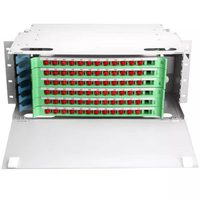 FTTH CATV ODF پچ پنل 19 Inch FC 19 Inch FC Frames Distribution Optic