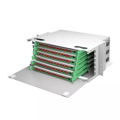 FTTH CATV ODF پچ پنل 19 Inch FC 19 Inch FC Frames Distribution Optic