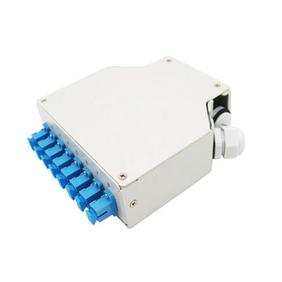 جعبه پایانه دین ریلی فیبر نوری 8 پورت Din Rail با آداپتور Sc/Upc Singmode Pigtails