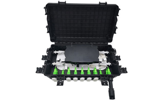 جعبه ترمینال فیبر نوری ضد آب FTTB SC IP68 2 IN 2OUT 48 Core 16Port