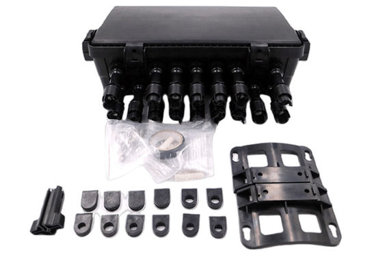 جعبه ترمینال فیبر نوری ضد آب FTTB SC IP68 2 IN 2OUT 48 Core 16Port
