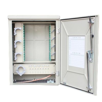 کابینت توزیع فیبر نوری 144 هسته ای در فضای باز FTTH مواد SMC ضد آب