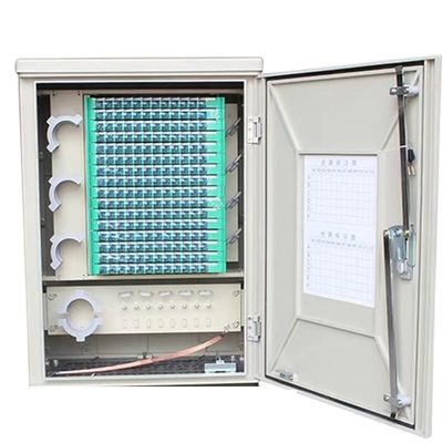کابینت توزیع فیبر نوری 144 هسته ای در فضای باز FTTH مواد SMC ضد آب