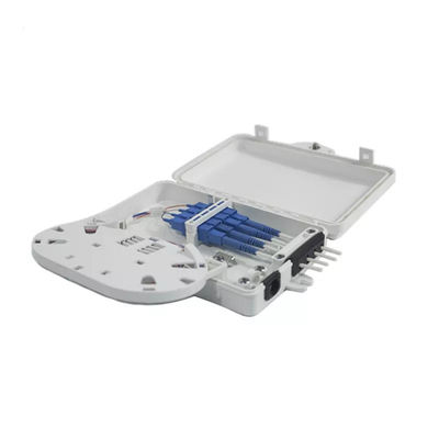 جعبه ترمینال فیبر نوری 4 پورت SC سیمپلکس SM کابل های سفید ضد آب IP-66