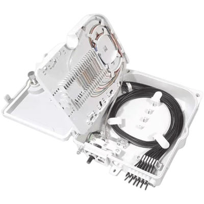 جعبه پایانه فیبر نوری 12 پورت SC/LC/ST/FC IP-66 UPC/APC خاکستری روشن FTTH