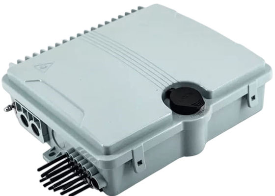 جعبه پایانه فیبر نوری 12 پورت SC/LC/ST/FC IP-66 UPC/APC خاکستری روشن FTTH