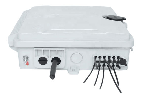 جعبه پایانه فیبر نوری 12 پورت SC/LC/ST/FC IP-66 UPC/APC خاکستری روشن FTTH