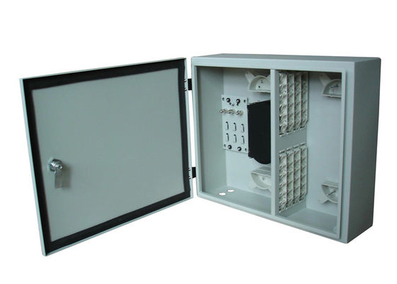 محفظه فیبر پایه دیواری 48F IP65 ODF جعبه توزیع نوری در فضای باز 48 پورت