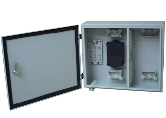 محفظه فیبر پایه دیواری 48F IP65 ODF جعبه توزیع نوری در فضای باز 48 پورت