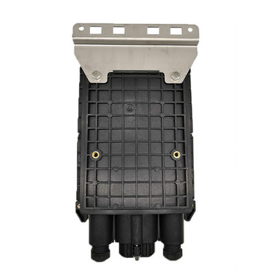 جعبه اتصال فیبر نوری مشکی ضد آب FTTH Joint Box 2 ورودی 24 خروجی