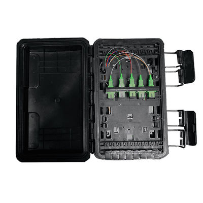 جعبه ترمینال فیبر نوری 8 هسته ای 16 هسته ای FC / جعبه شکاف کننده LC PLC IP65