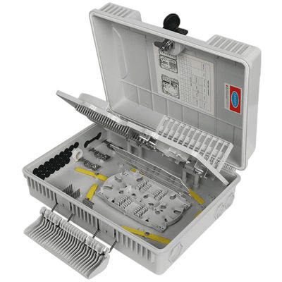 FTTB Fiber Optic Splitter Box OM1 LGX PLC 1x16 Splitter 24 Core
