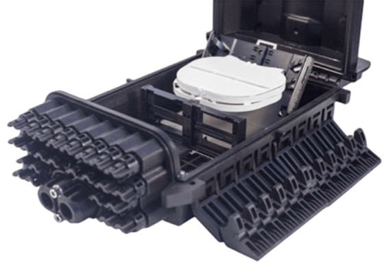 جعبه پایانه فیبر 24 پورت FTTB پایه دیواری مشکی IP68 OM1 96Core