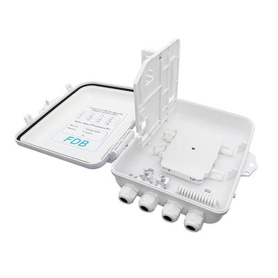 جعبه شکاف فیبر نوری SC 1x8 PLC IP65 دیواری 12 هسته ای