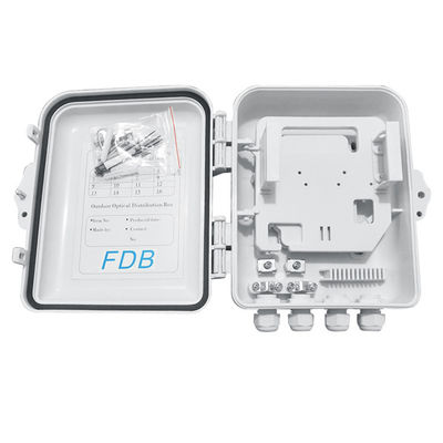 جعبه شکاف فیبر نوری SC 1x8 PLC IP65 دیواری 12 هسته ای