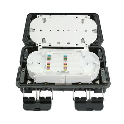 محفظه اتصال کابل فیبر نوری ABS 2 در 2 بیرونی، محفظه مشترک کابل افقی