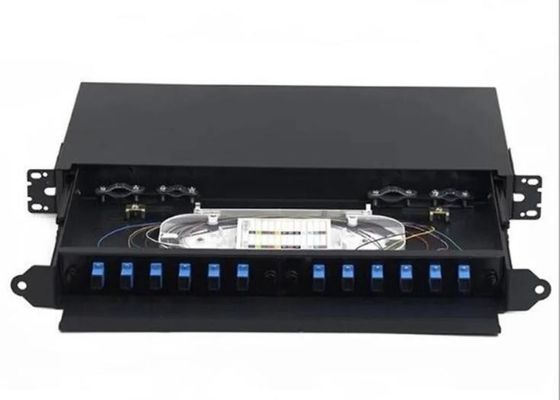 وصله پانل فیبر نوری 12 هسته ای FC Rack Mount ODF Pigtail Pigtail Out