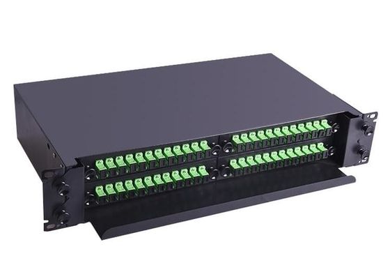 Fc Rack Mounted Fiber Optic پچ پنل ODF 19 Inch 48 Mouth Pull Type