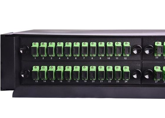 Fc Rack Mounted Fiber Optic پچ پنل ODF 19 Inch 48 Mouth Pull Type