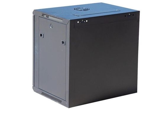 محفظه کابینت سرور 12U درب شیشه ای دیواری رک 19 اینچی 600x450