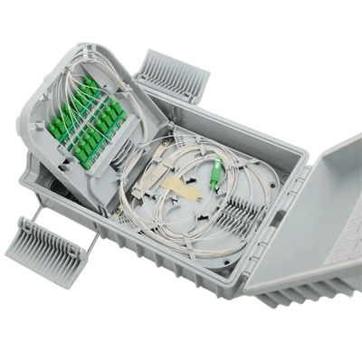 جعبه شکاف فیبر نوری SM / MM خاکستری روشن 1x8 PLC شکاف