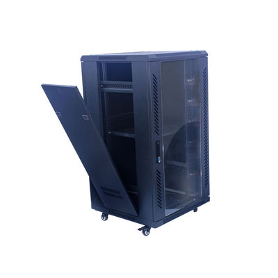 کابینت شبکه ایستا کف داده عمیق 600 میلی متری کابینت سرور SPCC 18U