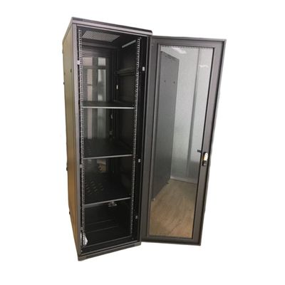 کابینت رک سرور 47U نصب رک SPCC با درب شیشه ای 600*600*2200 میلی متر