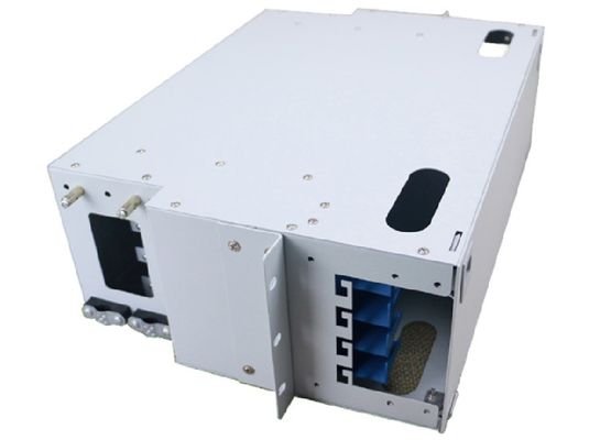 ODF 48 Port SC Fiber پچ پنل Rack Mount Multimode 48 Core