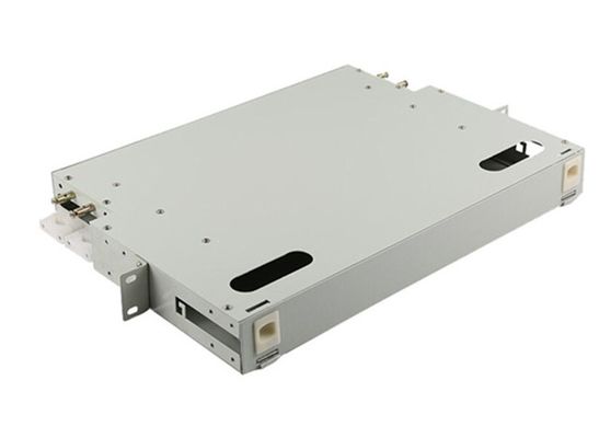 پچ پنل 12 هسته ای ODF FC 1U Rack Mount Box 19 اینچی فیبر نوری