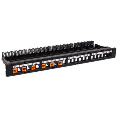 وصله پنل شبکه CAT5 CAT6 UTP Blank Unloaded RJ45 24 Port پچ پنل