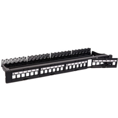 وصله پنل شبکه CAT5 CAT6 UTP Blank Unloaded RJ45 24 Port پچ پنل